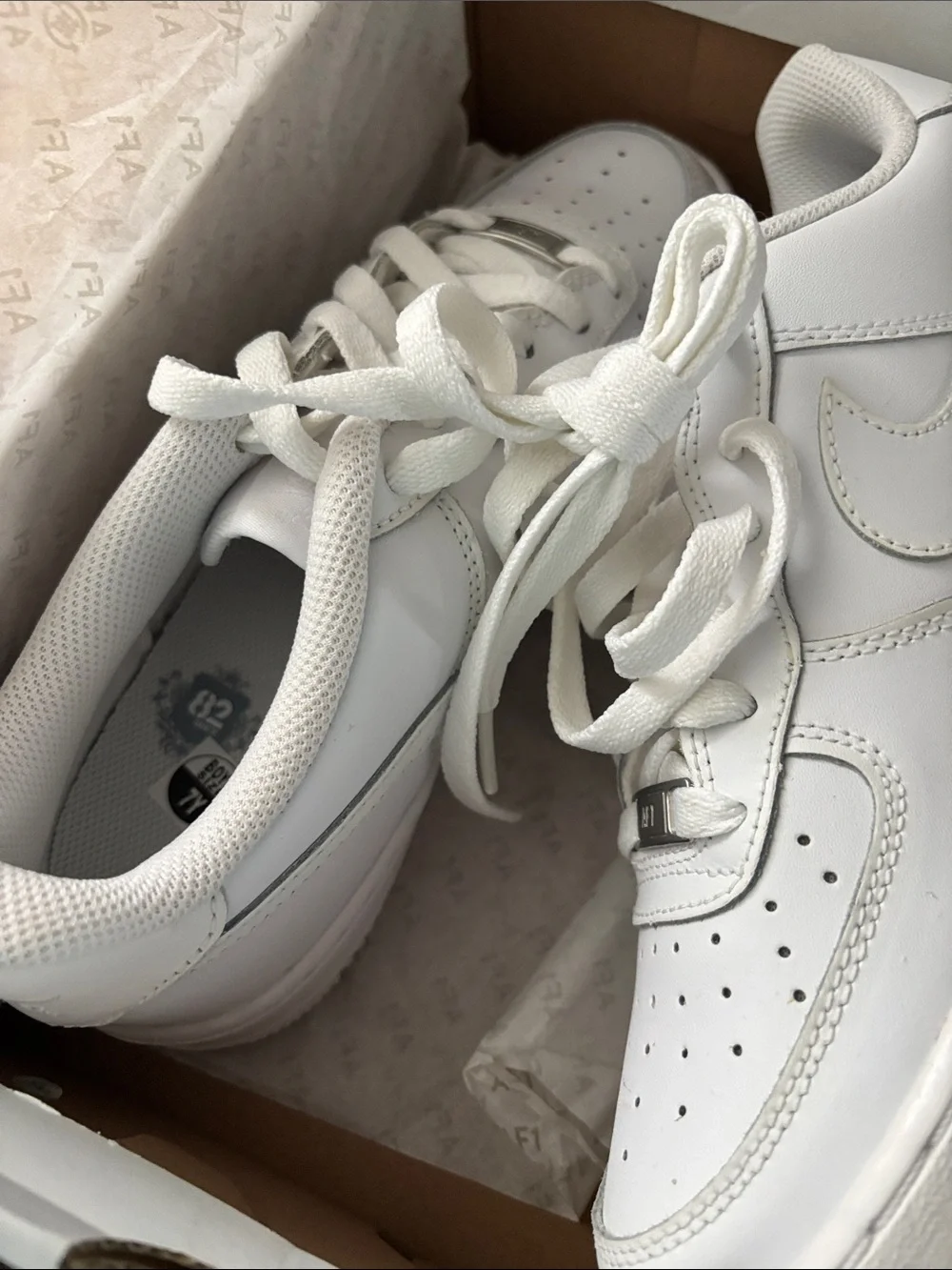 Nike Kids White Low-Top Sneakers
